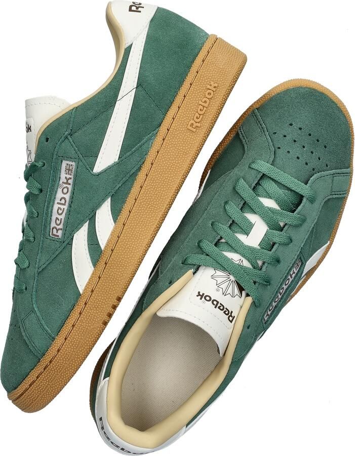 Reebok CLUBCGROUNDSUKFIELDGREENCHALKGUM Unisex Sneakers Groen chalk gum - Foto 3