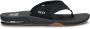 Reef Fanningblack Silver Heren Slippers Zwart Zilver - Thumbnail 4
