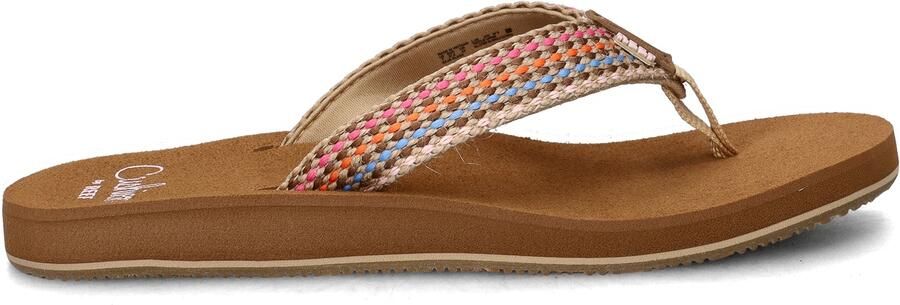 Reef BAJA ELANA BROWN PINK Dames Slippers brown pink - Foto 8