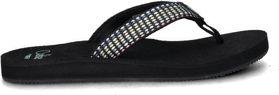 Reef BAJA ELANA BLACK FROSTY Dames Slippers black frosty