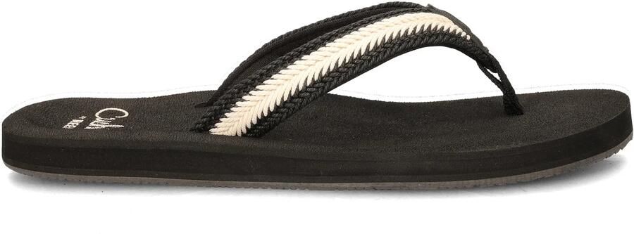 Reef Baja Maria Slippers Dames synthetische slippers Black Vintage - Foto 3