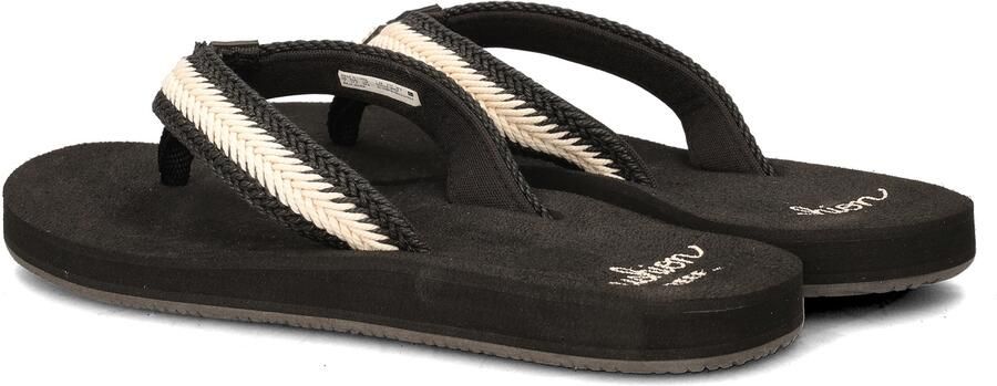 Reef Baja Maria Slippers Dames synthetische slippers Black Vintage - Foto 5