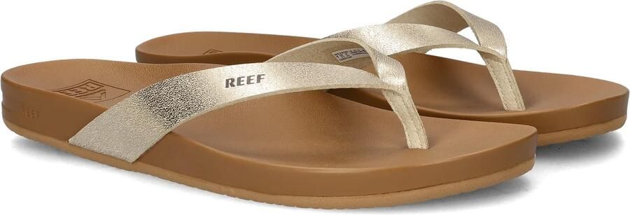 Reef Cushion Court Teenslippers Zomer slippers Dames Goud - Foto 6