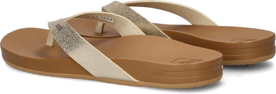 Reef Cushion Court Teenslippers Zomer slippers Dames Goud - Foto 5