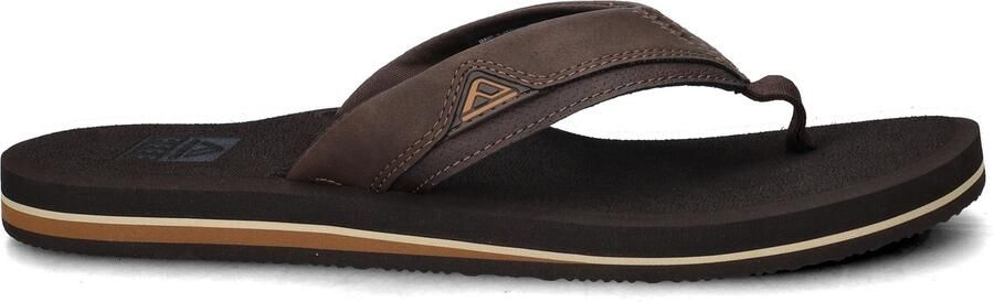 Bruin Tinten Cushion Teenslippers Zomer slippers Heren Bruin - Foto 9