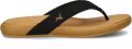 Reef CUSHION HARMONY BLACK TAN Dames Slippers black tan - Zwart
