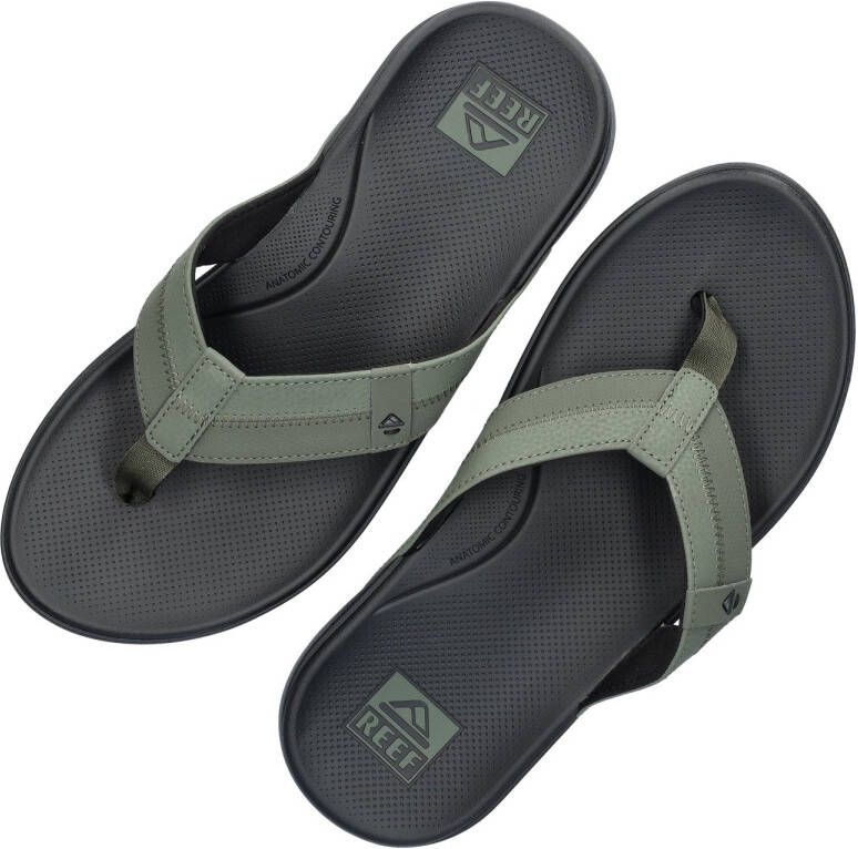 Reef Cushion Phantom 2.0 Olive Gum Heren Slippers Zwart Olijfgroen - Foto 8