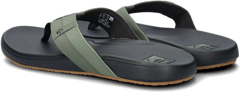 Reef Cushion Phantom 2.0 Olive Gum Heren Slippers Zwart Olijfgroen - Foto 9