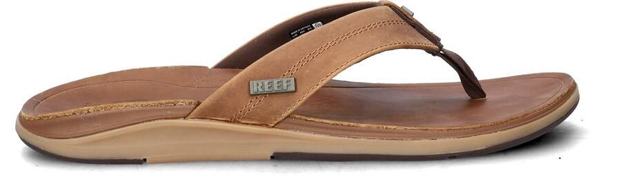 Reef Leather Offshore Heren Teenslippers Cj9057 Kleur Bruin - Foto 10
