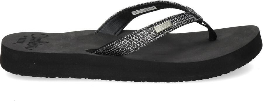Reef Star Cushion Sassyblack Silver Dames Slippers Zwart Zilver - Foto 10