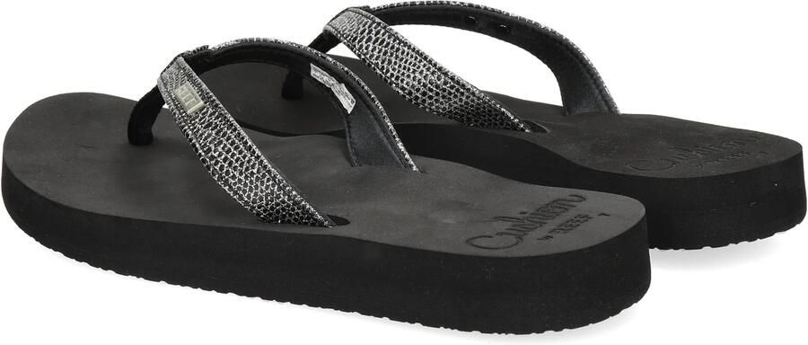 Reef Star Cushion Sassyblack Silver Dames Slippers Zwart Zilver - Foto 12