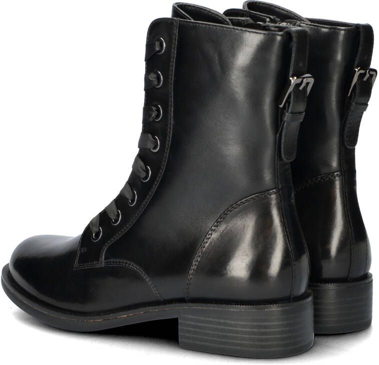 Regarde le ciel Jada leren veterboots zwart - Foto 4