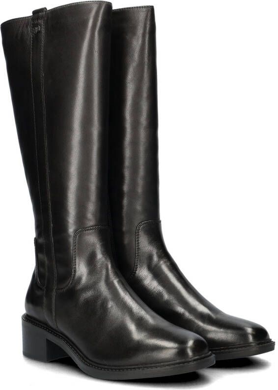 Regarde le ciel Moira gevoerde leren laarzen zwart - Foto 3