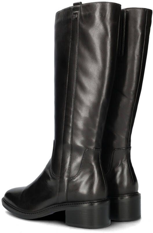 Regarde le ciel Moira gevoerde leren laarzen zwart - Foto 4