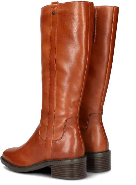 Regarde le ciel Moira gevoerde leren laarzen cognac - Foto 4