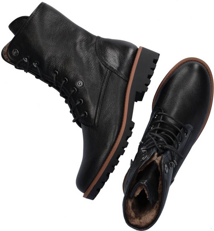 Regarde le ciel Nika-14 leren veterboots zwart - Foto 4