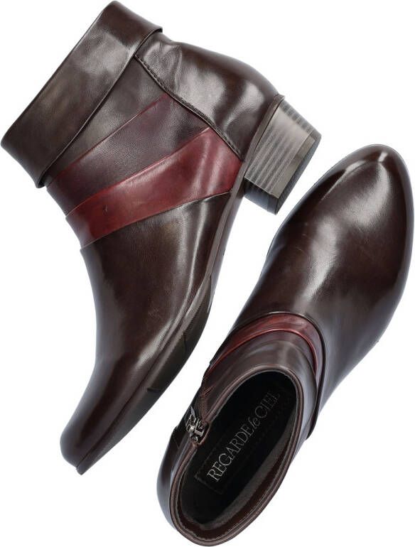 Regarde le ciel Stefany leren enkellaarzen bruin - Foto 2