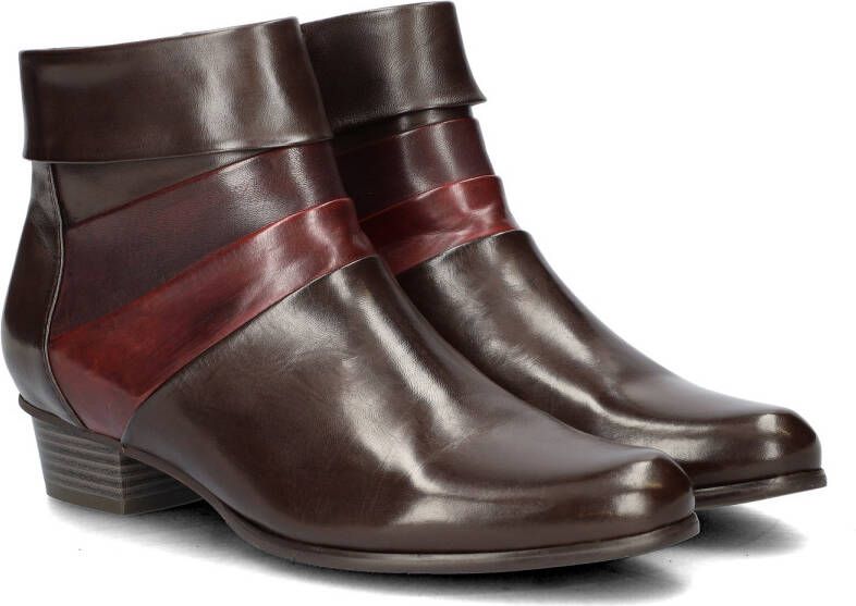 Regarde le ciel Stefany leren enkellaarzen bruin - Foto 3