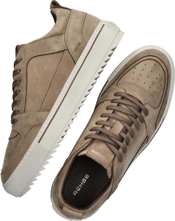 Rehab Creon Nubuck heren sneaker Taupe - Foto 8