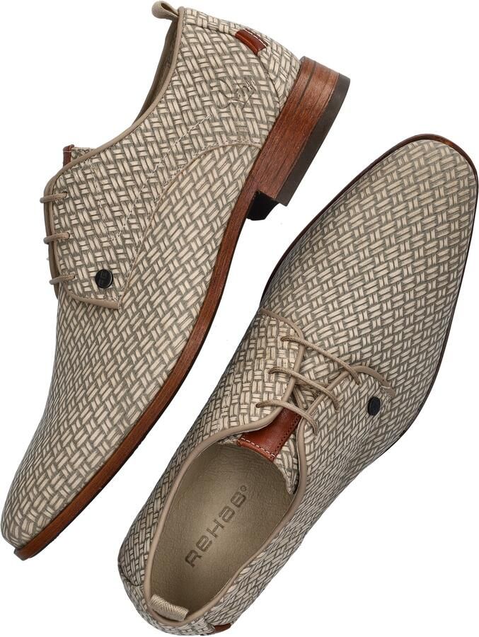 Rehab Greg Braid Nette schoenen Veterschoenen Heren Beige - Foto 14