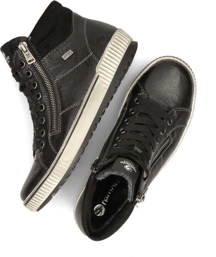 Remonte Veterschoenen platform lace-up ankle boots in crash look - Foto 6