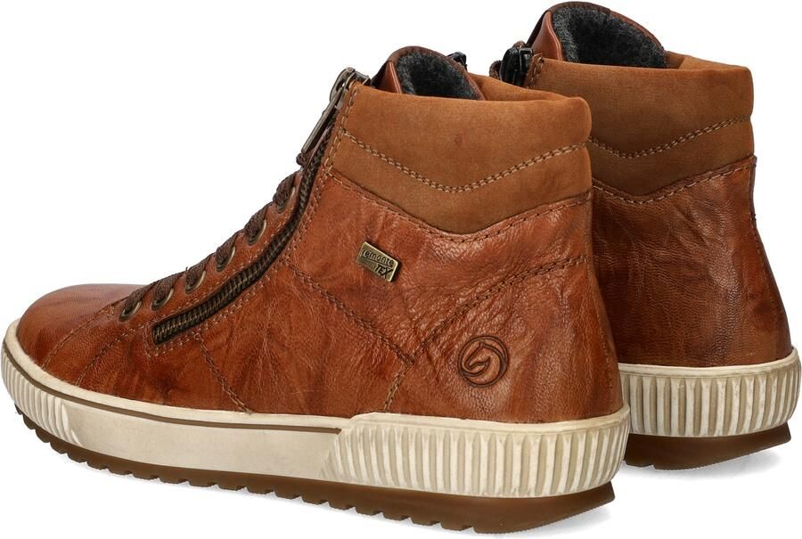 Remonte Veterlaarsjes blokhak laarsjes veterschoenen flats in used look - Foto 18