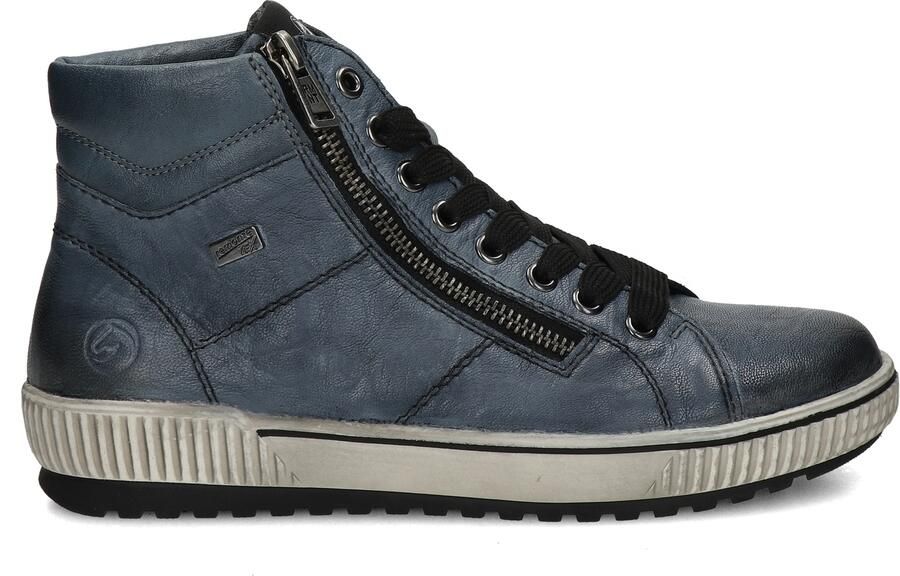 Remonte Veterschoenen platform lace-up ankle boots in crash look - Foto 3