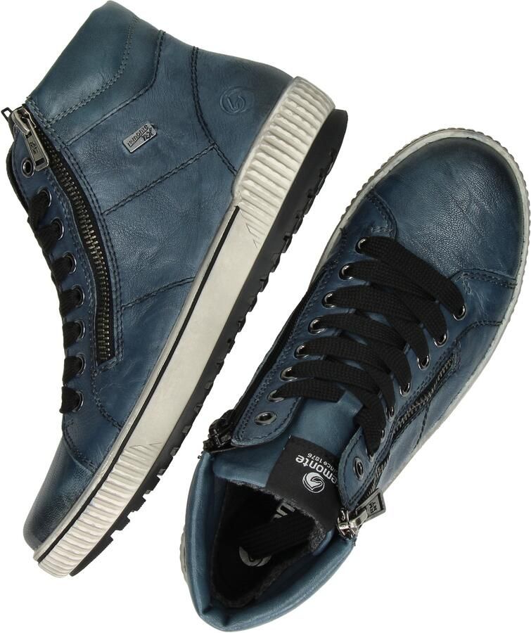 Remonte Veterschoenen platform lace-up ankle boots in crash look - Foto 4