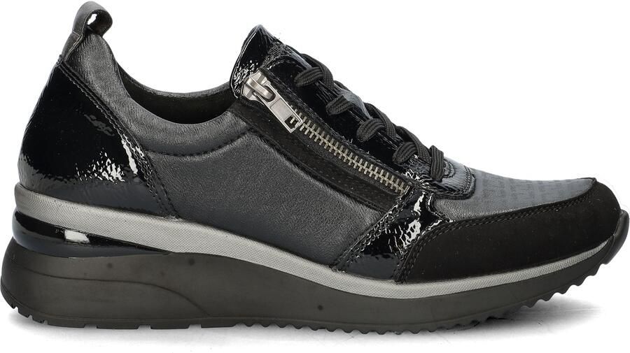 Remonte Sneakers Laag Veterschoenen Laag zwart