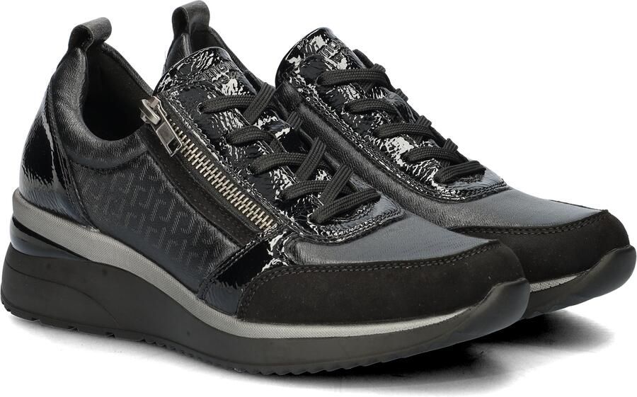 Remonte Sneakers Laag Veterschoenen Laag zwart - Foto 5