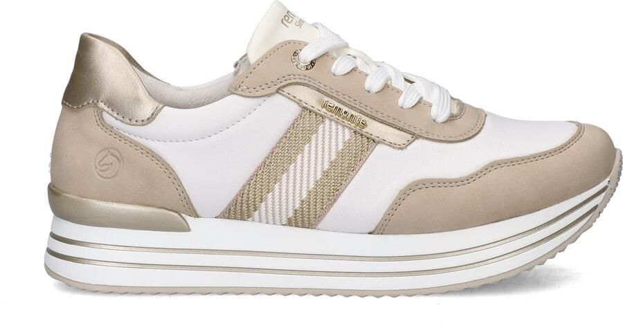 Remonte Sneakers Dames Beige - Foto 2
