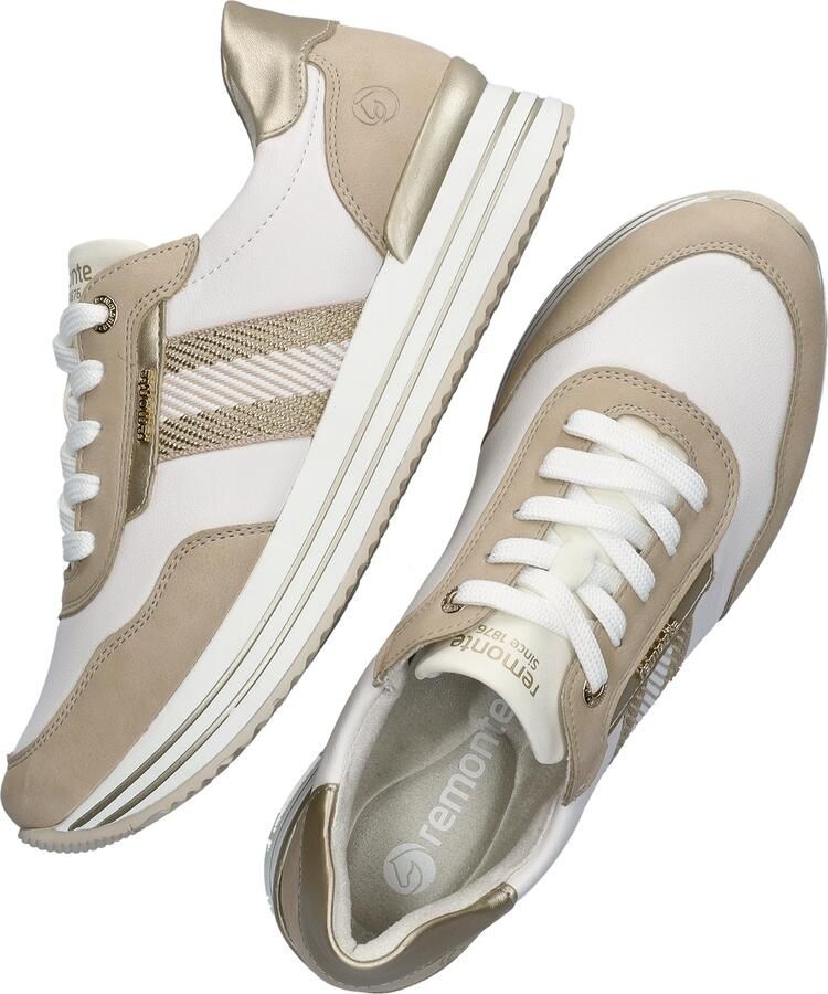 Remonte Sneakers Dames Beige - Foto 3
