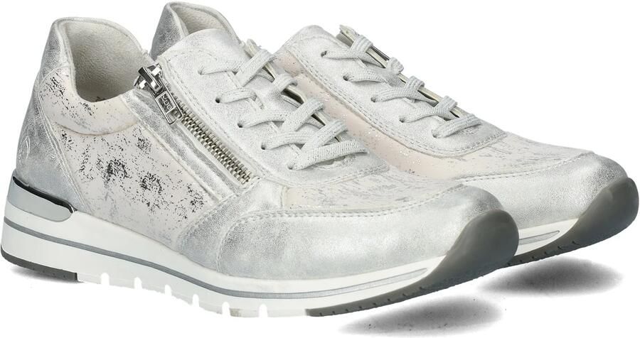 Remonte Zilveren Metallic Sneakers voor Dames Gray Dames - Foto 4