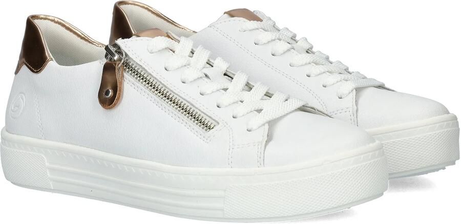 Remonte Plateausneakers met soft-foam binnenzool vrijetijdsschoen lage schoen veterschoen - Foto 4