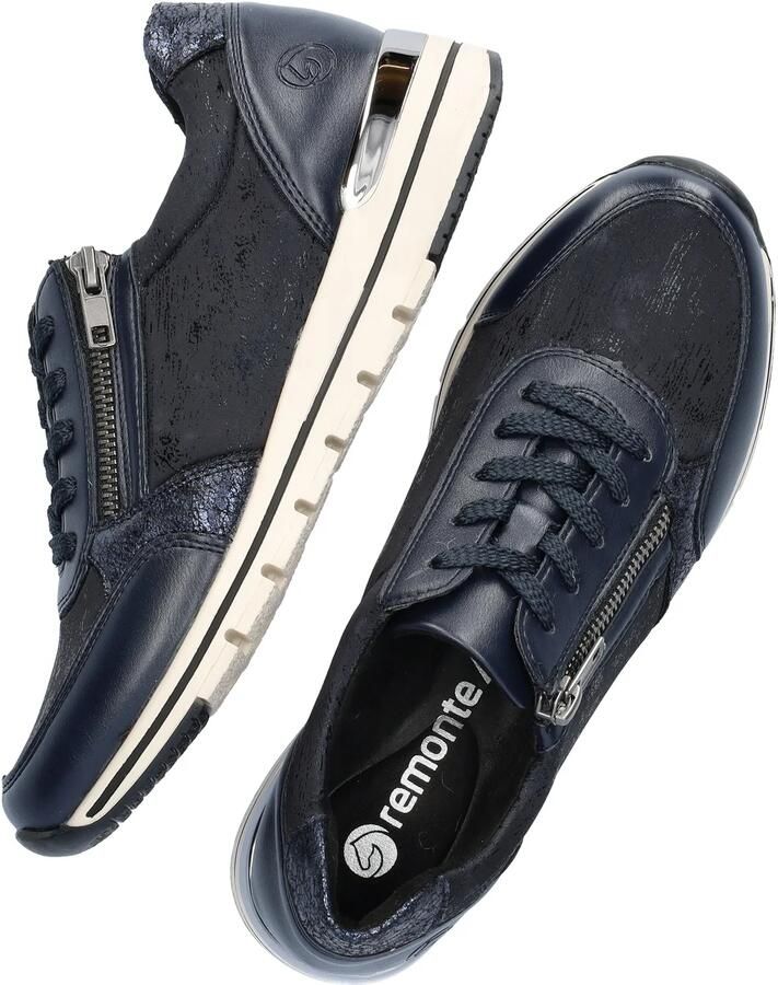 Remonte -Dames blauw donker sneakers - Foto 3
