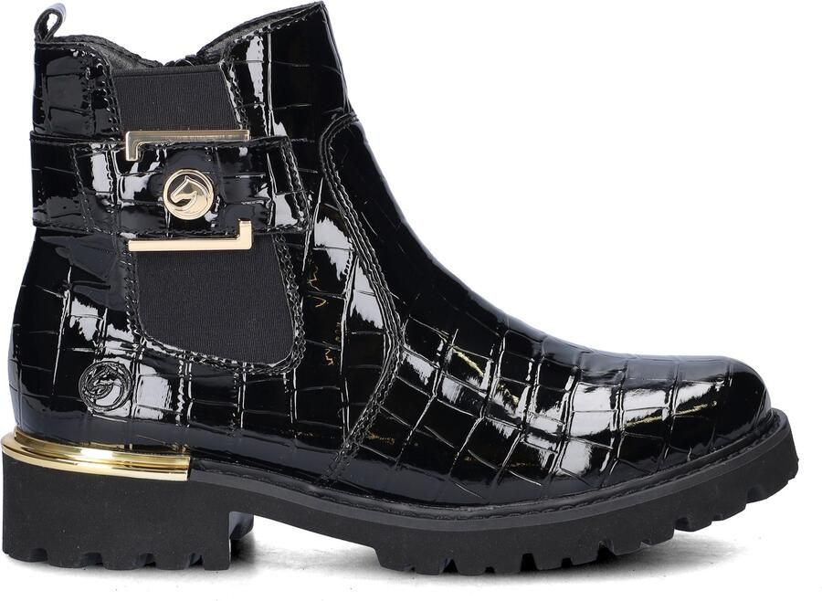 Remonte Chelsea-boots blokhak laarzen enkellaars met praktische binnenrits - Foto 2