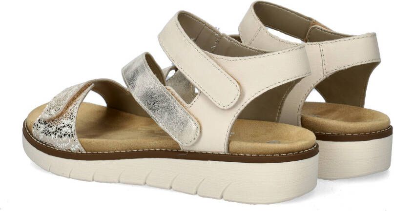 Remonte Beige Goud Sandaal met Klittenbandsluiting - Foto 5