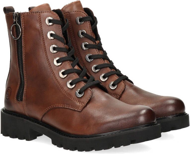 Remonte Veterlaarsjes blokhak laarsjes veterschoenen flats in used look - Foto 20