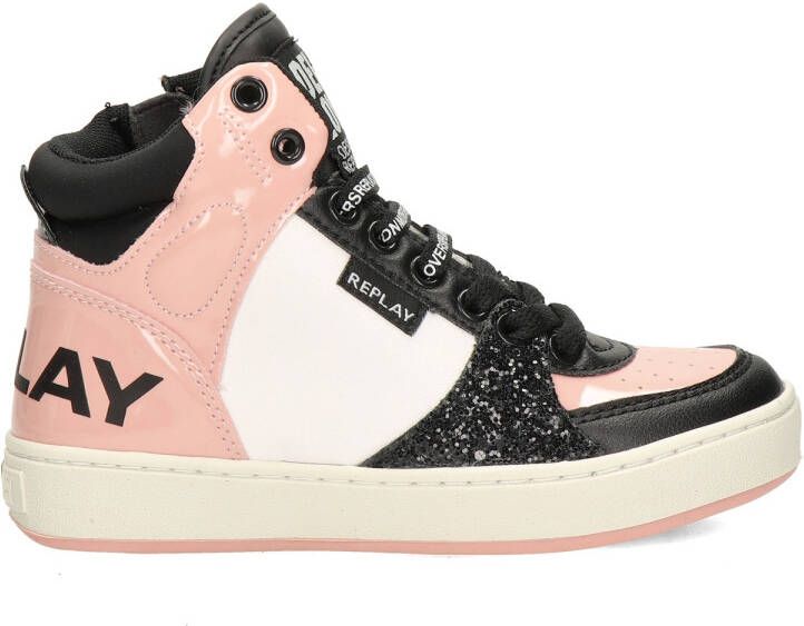 Replay Cobra 8 CC JZ190050S-0746-J332 Zwart Wit Roze - Foto 5