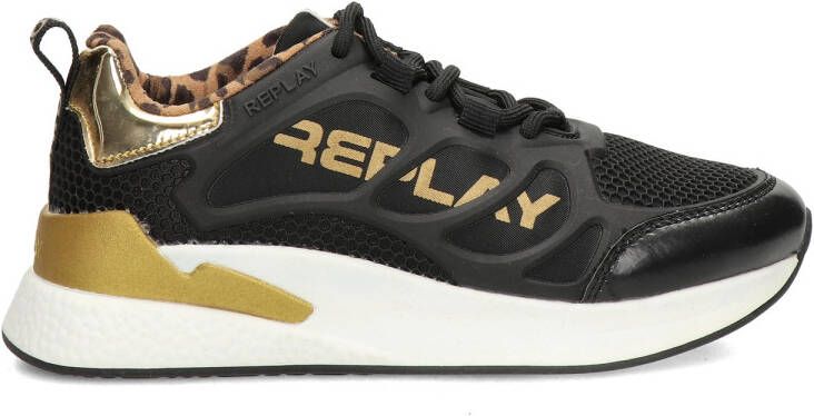 Replay Maze JR 5 JS540008S-0006 Zwart Goud - Foto 8
