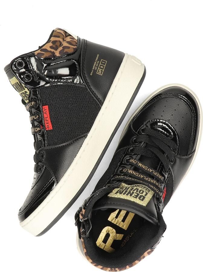 Replay Cobra 6D sneakers zwart Meisjes Synthetisch Logo 39 - Foto 7