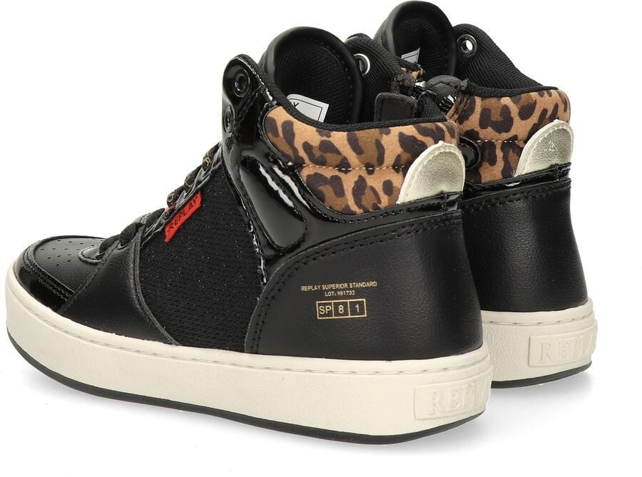 Replay Cobra 6D sneakers zwart Meisjes Synthetisch Logo 39 - Foto 8