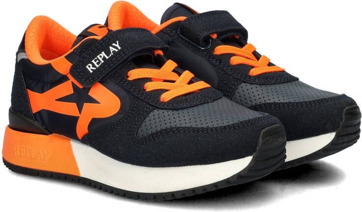 Replay Fiber JR 1 Sneakers Jongens Oranje - Foto 2