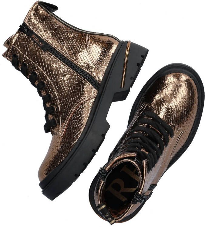 Replay Joplin 12A Veterschoen hoog goudkleur - Foto 5