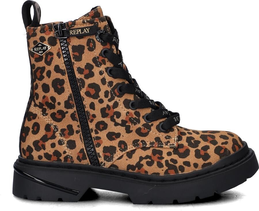 REPLAY Joplin 16D veterboots cognac zwart - Foto 10
