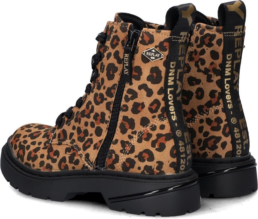 REPLAY Joplin 16D veterboots cognac zwart - Foto 12