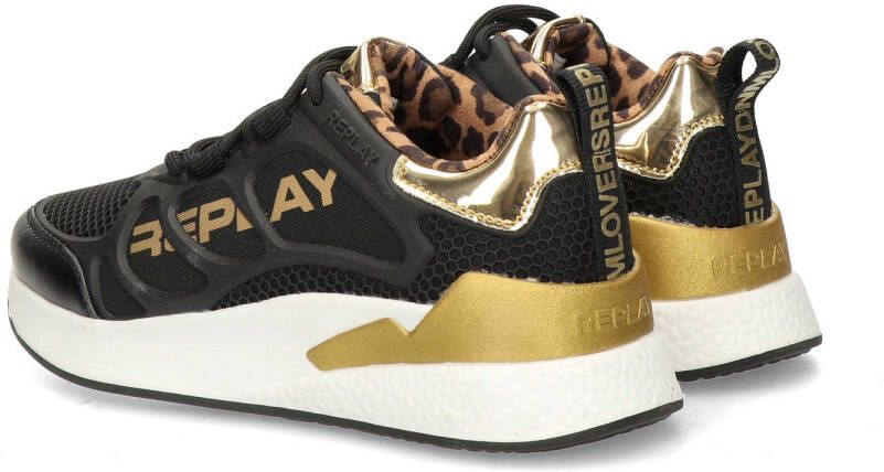Replay Maze JR 5 JS540008S-0006 Zwart Goud - Foto 7