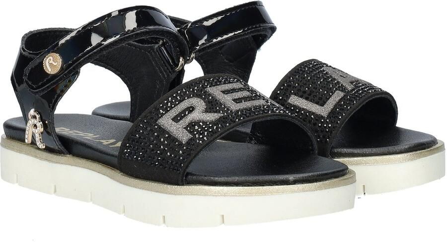 Replay sandalen zwart Meisjes Imitatieleer 34 | Sandaal van - Foto 5