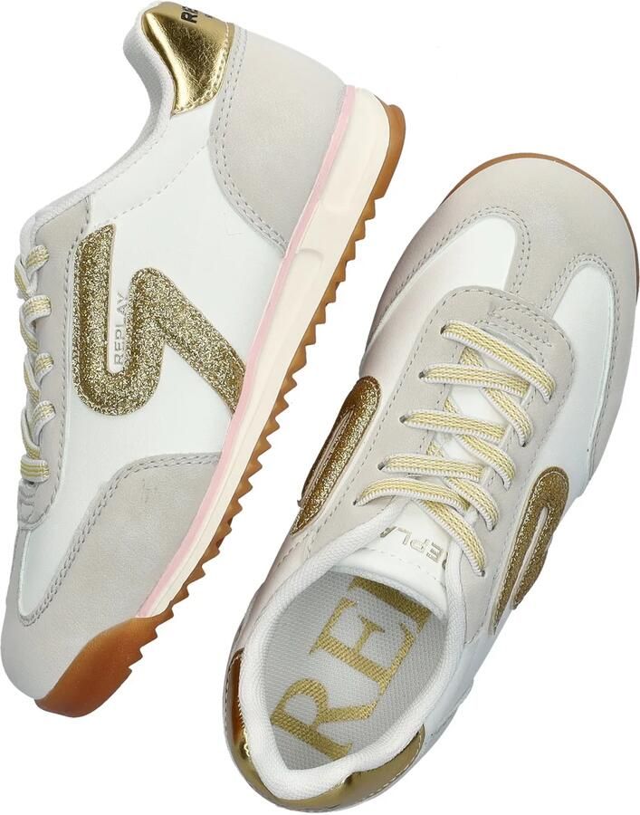Replay Yard JR meisjes sneaker Wit - Foto 3