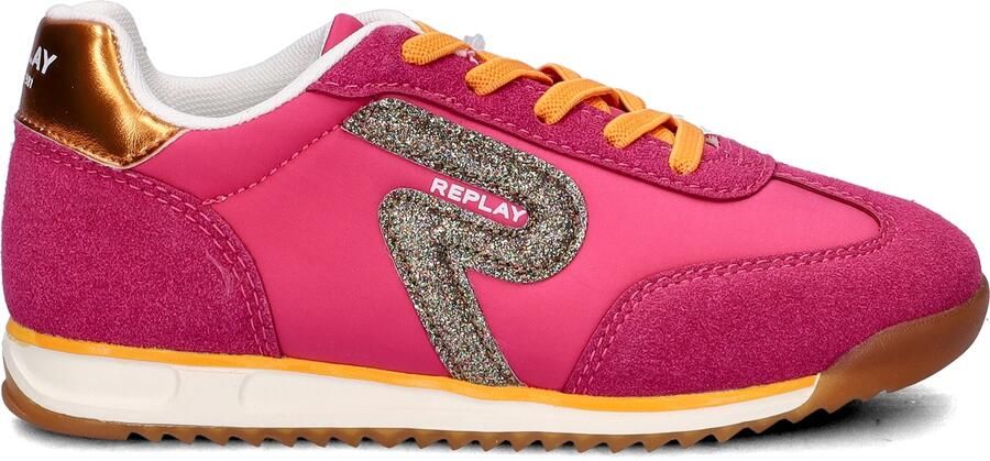 Replay Yard meisjes sneaker Fuchsia - Foto 2